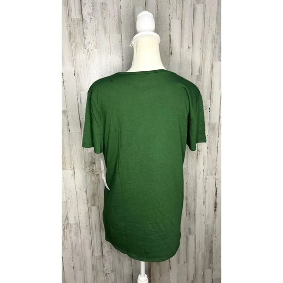 NWT NFL New York Jets Women's Medium Green Short Sleeve Crewneck T-Shirt - Picture 3 of 4